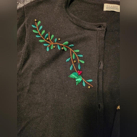 Classic Elements Cardigan Sweater Size M - Picture 3 of 9